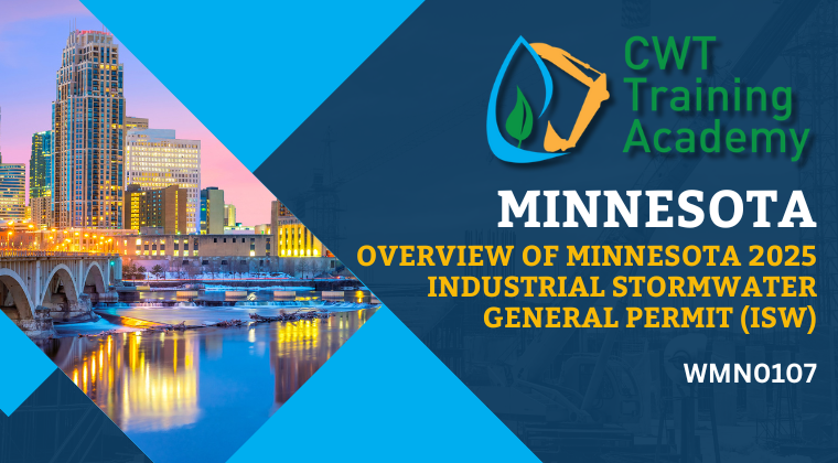 WMN0107 Overview of Minnesota 2025 Industrial Stormwater General Permit (ISW)