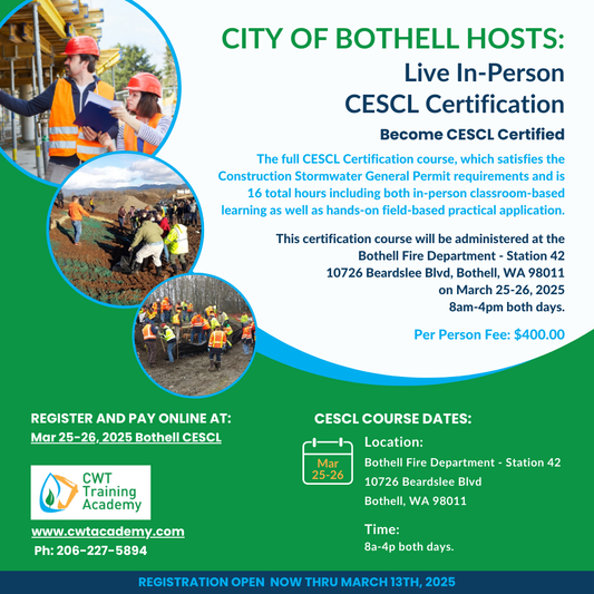 Mar 25-26, 2025 WA CESCL - Bothell (Live CESCL Class)