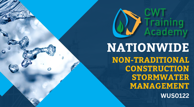 WUS0122 Non-Traditional Construction Stormwater Management